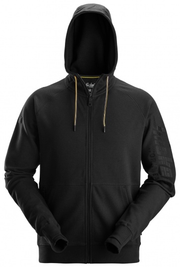 Kapuzenjacke mit durchgehendem Reissverschluss