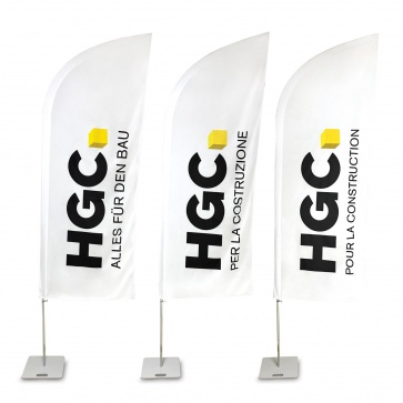 Beachflag «HGC»