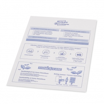 Avery Etiketten (12 Etiketten pro Blatt)