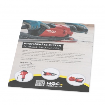 Flyer Profigeräte mieten
