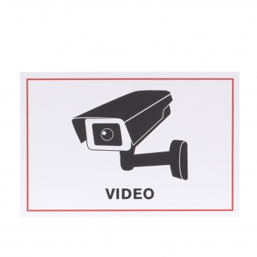 Aufkleber «Videoüberwachung»