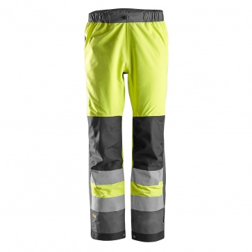Wasserdichte High-Vis Softshell-Arbeitshose, Warnschutzklasse 2