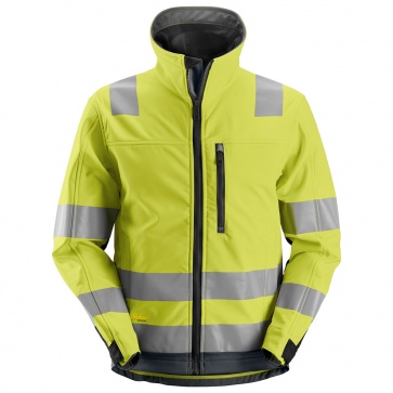 High-Vis-Softshell-Arbeitsjacke, Warnschutzklasse 3