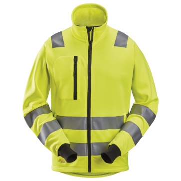 High-Vis-Jacke mit durchgehendem Reissverschluss, Warnschutzklasse 2/3