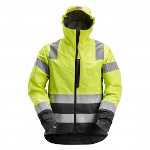 Wasserdichte Warnschutz-Softshell-Jacke, Warnschutzklasse 3
