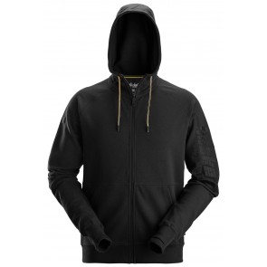 Kapuzenjacke mit durchgehendem Reissverschluss