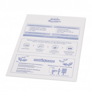 Avery Etiketten (12 Etiketten pro Blatt)