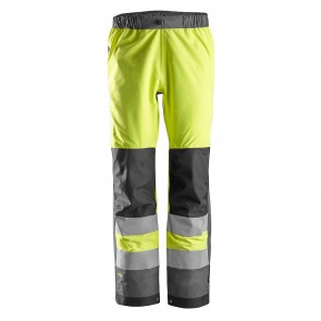 Wasserdichte High-Vis Softshell-Arbeitshose, Warnschutzklasse 2
