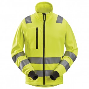 High-Vis-Jacke mit durchgehendem Reissverschluss, Warnschutzklasse 2/3
